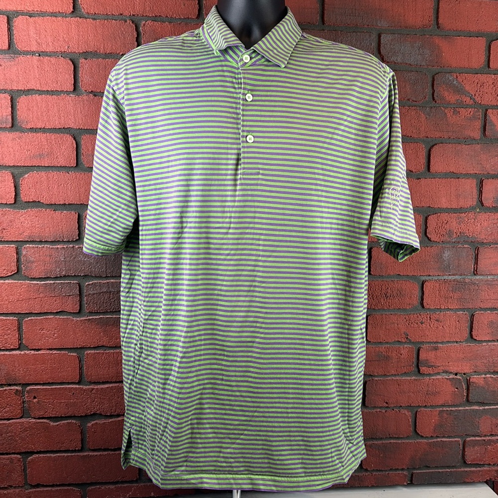Martin Shirt Mens‎ Large Striped Polo